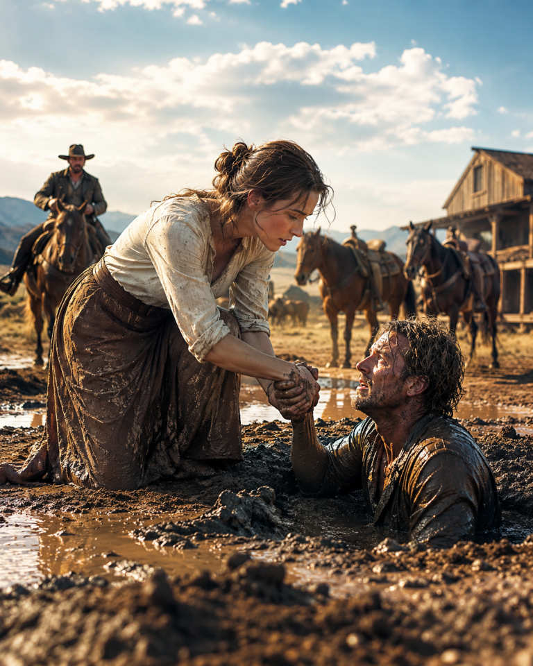 Jilted Bride Pulled a Wounded Stranger From the Mud — Then She Discovered He Owned the Ranch That Could Change Her Life