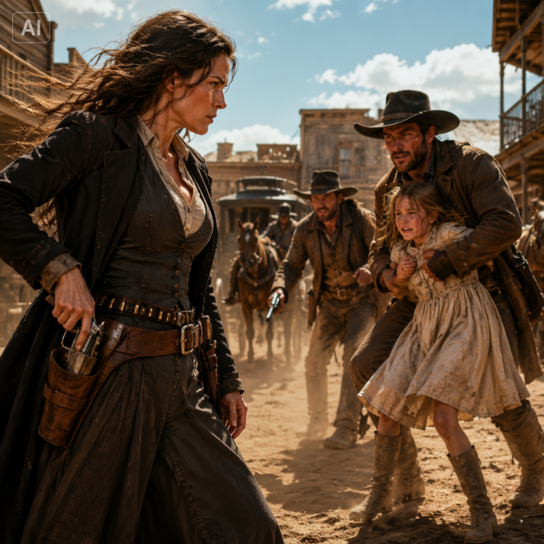 They Stole a Widow’s Little Girl — Then the Entire Frontier Learned Who the Most Feared Gunfighter Really Was
