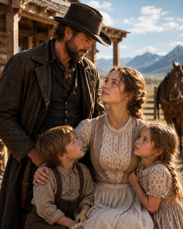 Sold at Eighteen to a Lonely Rancher—Then His Twin Children Claimed Her as Their Mother Before He Ever Did