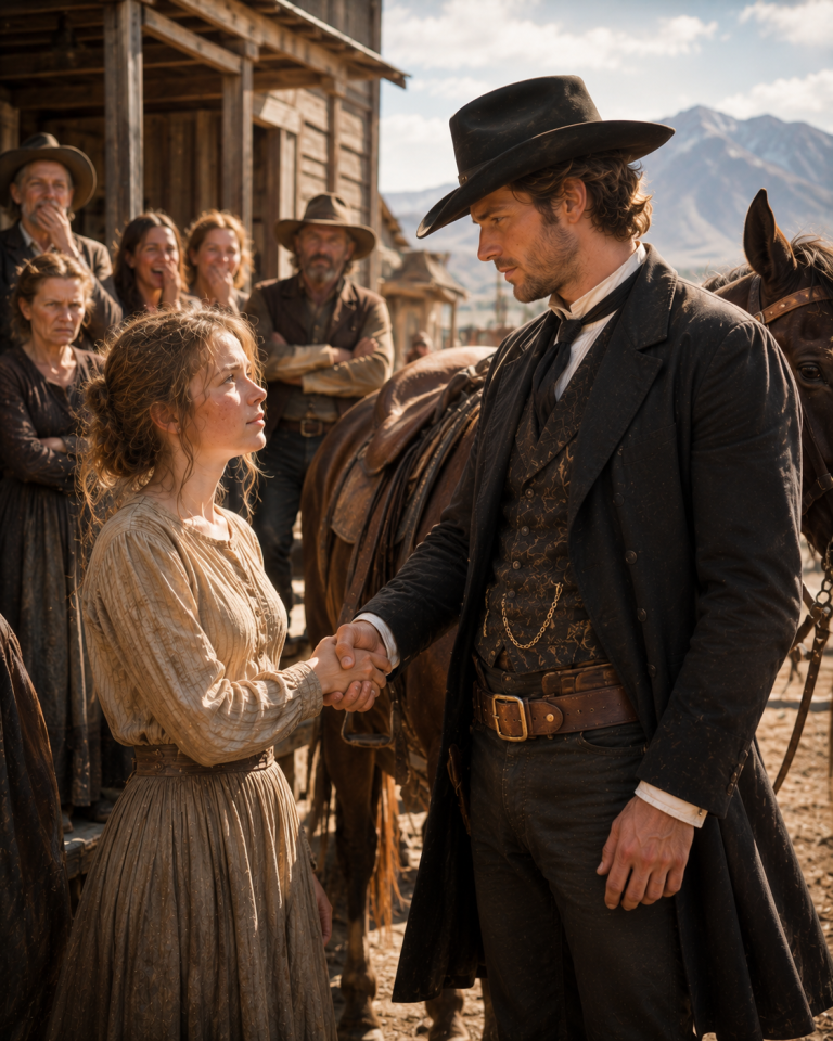 They Laughed as the “Ugly Daughter” Was Forced to Marry a Lonely Cowboy—Then He Chose Her Over Everyone Else
