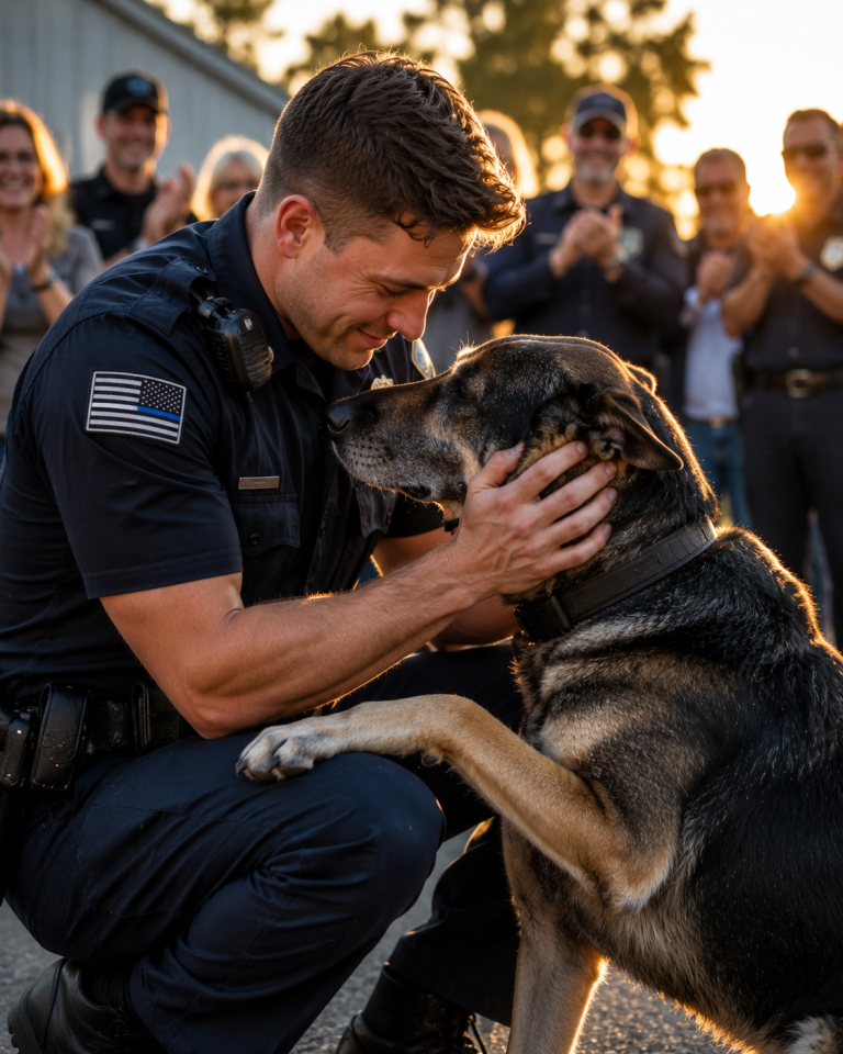 A U.S. Officer Bought a Retired Police Dog for Just $10 — Then the Dog Led Him to a Secret No One Expected