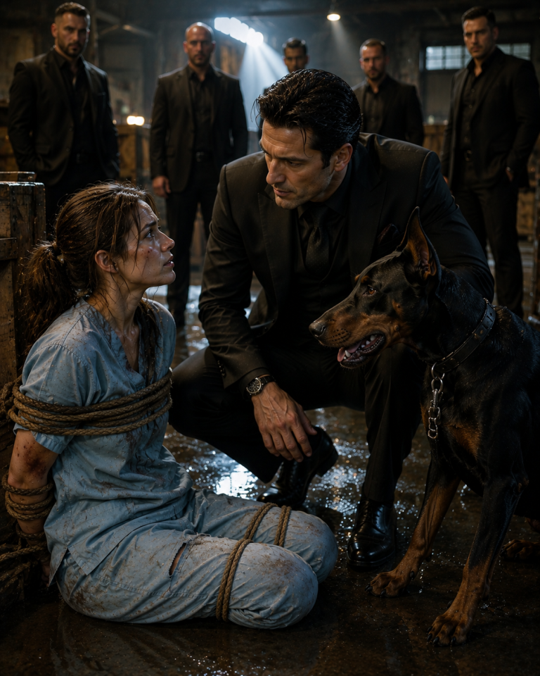 The Mafia Boss Rescued a Bound Nurse From an Abandoned Warehouse — Then His Dog Exposed the One Betrayer Nobody Suspected