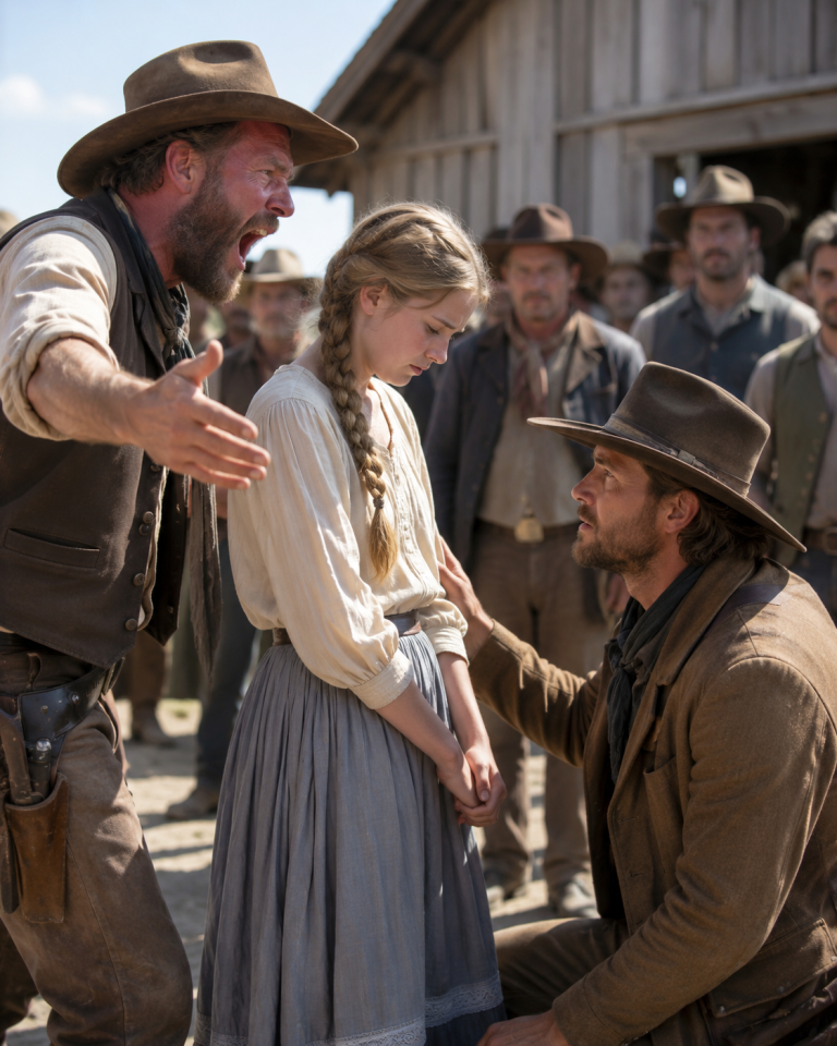 HE PAID IN GOLD FOR A “BROKEN” GIRL NO ONE WANTED — THEN A BOUNTY POSTER PROVED SHE’D BEEN SAVED BY A WANTED MAN