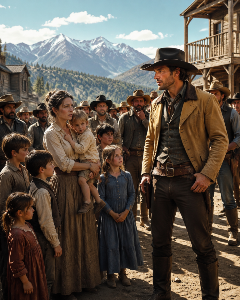 THE WOMAN NOBODY WOULD BID ON STOOD FROZEN ON THE AUCTION BLOCK WITH SEVEN CHILDREN — THEN A STRANGER FROM THE MOUNTAINS OFFERED SIX TIMES THE PRICE