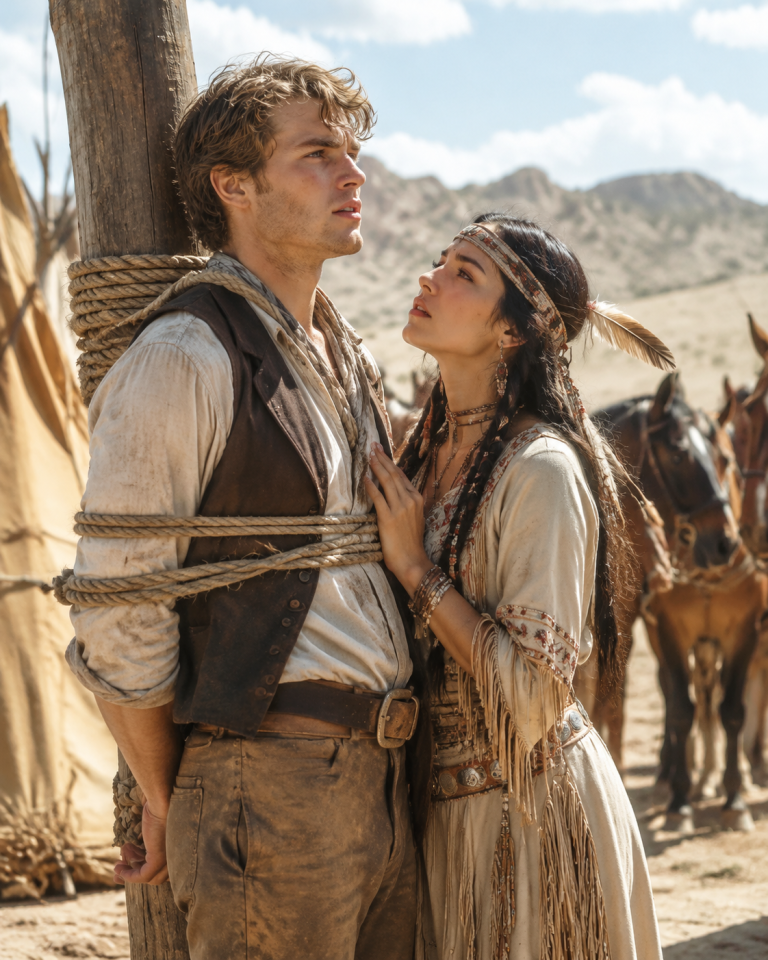 A STORM TRAPPED A LOST COWBOY IN A CAVE WITH AN ARMED APACHE WOMAN — BY DAWN, NEITHER OF THEM WAS WHO THEY’D BEEN THE NIGHT BEFORE