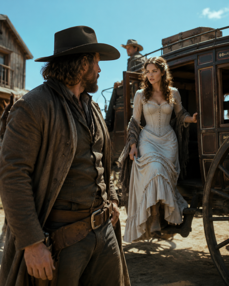 “THAT ISN’T MY BRIDE” — THE MOUNTAIN MAN STARED AS A FUGITIVE IN VELVET STEPPED OFF THE STAGE