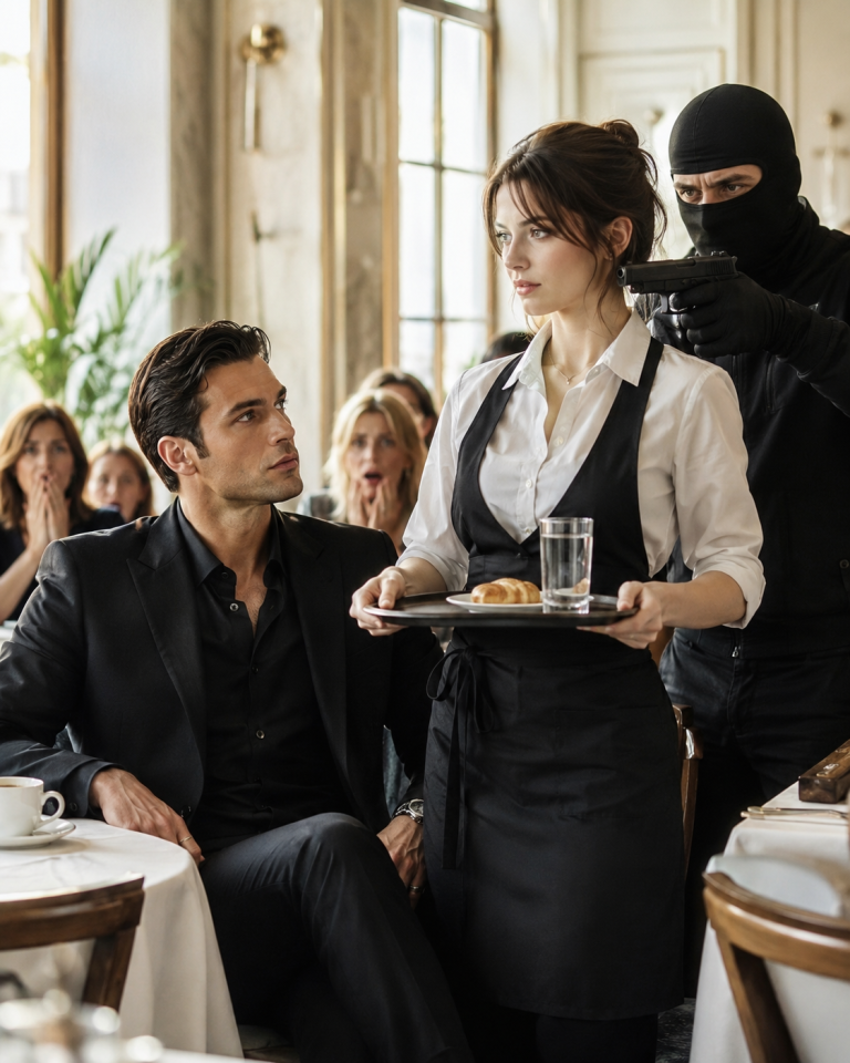 A Mafia Boss Watched A Waitress Stare Down Three Armed Robbers Without Flinching — Then Learned She Was The Woman A Billionaire Still Believed He Owned
