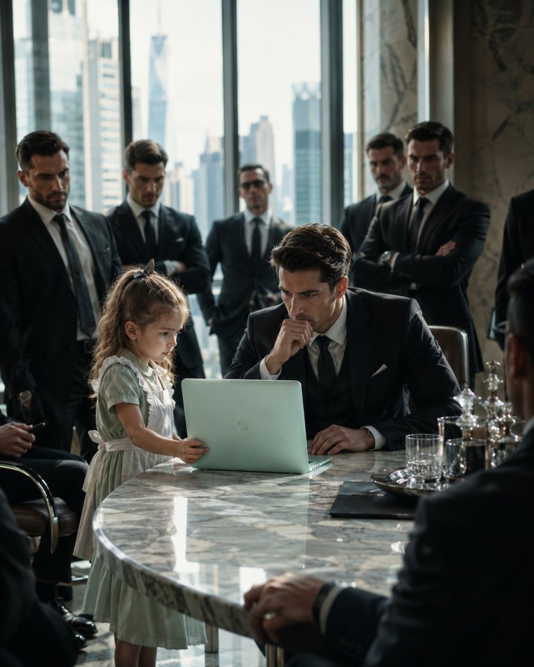 THE MAID’S DAUGHTER WALKED INTO THE MAFIA BOSS’S WAR ROOM WITH A STICKER-COVERED LAPTOP—THEN SHE FOUND THE TRAITOR HE TRUSTED MOST