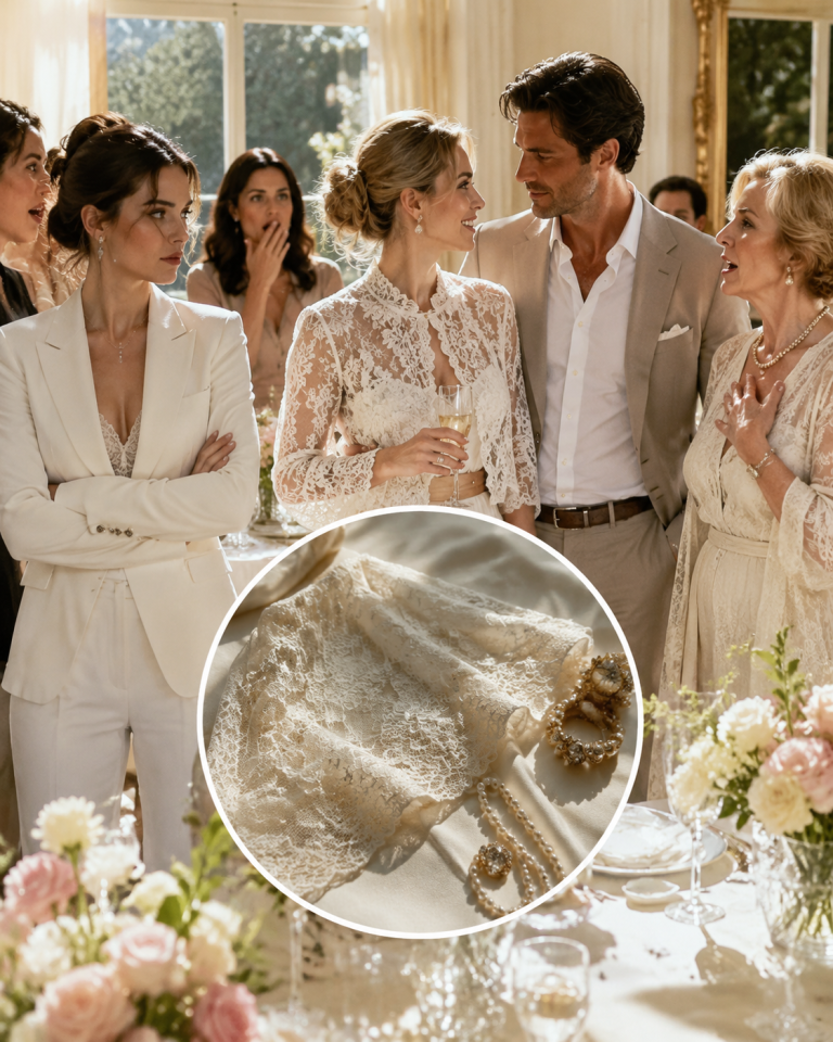 SHE WORE THE STOLEN LACE FROM MY WEDDING DRESS TO HER ENGAGEMENT PARTY — SHE HAD NO IDEA WHAT WAS COMING NEXT