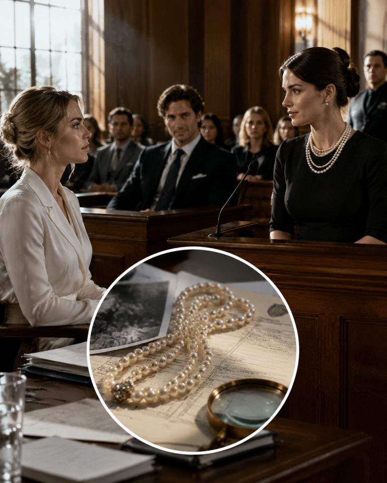 HIS MISTRESS WORE MY MOTHER’S COURTROOM PEARLS TO TESTIFY AGAINST ME — SHE DIDN’T KNOW WHAT THEY’D COST HER