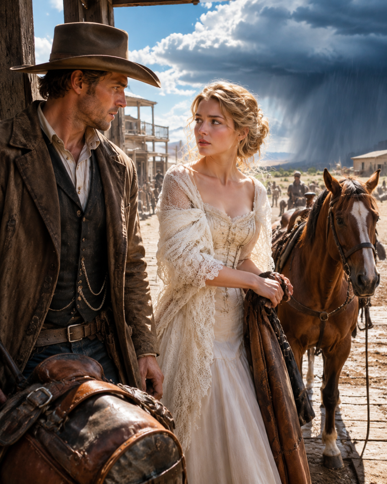 A MAIL-ORDER BRIDE STEPPED OFF THE TRAIN INTO A BLIZZARD — BY CHRISTMAS EVE, A RANCHER WHO FEARED THE SILENCE HAD TO CHOOSE BETWEEN HIS CATTLE AND HER LIFE