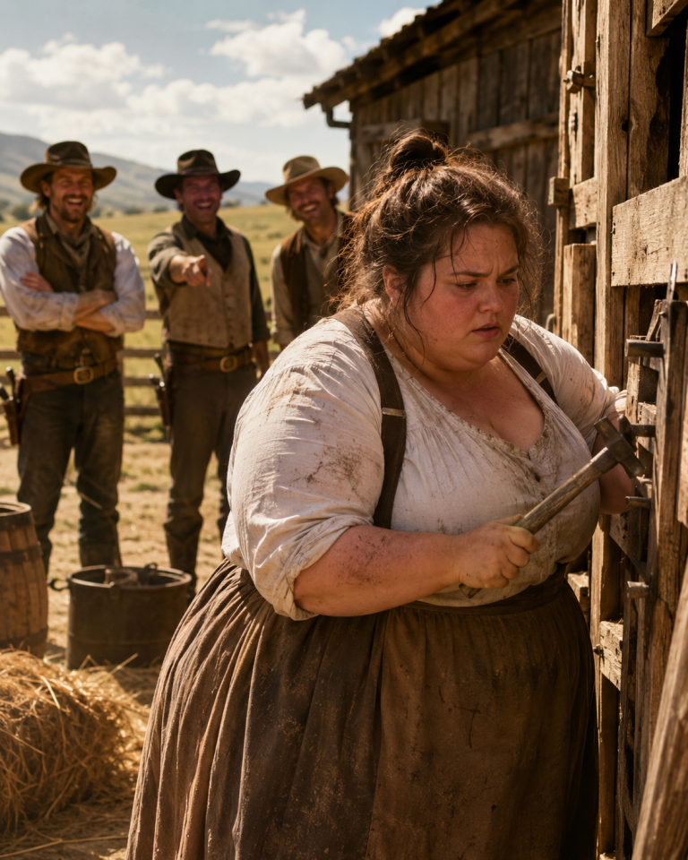 BOARDING HOUSE GIRLS SENT THE WOMAN THEY MOCKED TO WORK FOR “THE BEAST” AS A CRUEL JOKE — SHE FOUND A MAN DESTROYING A WAGON WHEEL WITH HIS BARE HANDS AND RECOGNIZED HIM INSTANTLY
