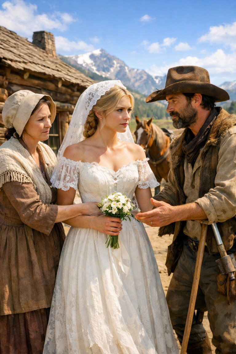 Her Aunt Sold Her Into Marriage to a Broken Mountain Man — What He Said on Their Wedding Night Changed Everything