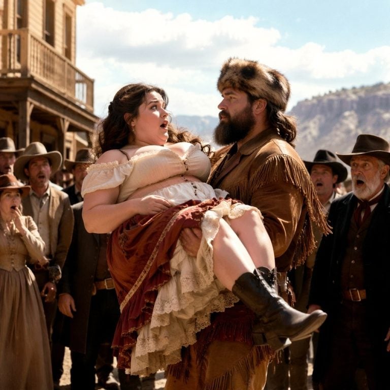 A CATTLE BARON PUT HER ON AN AUCTION BLOCK TO SETTLE HER FATHER’S DEBT — Then a Scarred Giant Walked Out of the Shadows and Poured a Fortune in Gold on the Bar