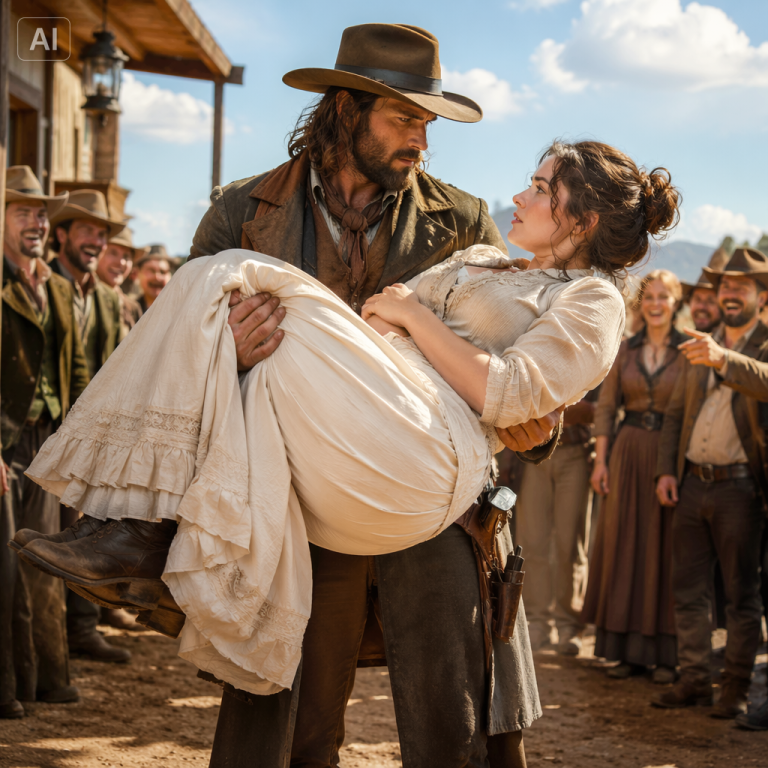 SHE TRAVELED 2,000 MILES TO MARRY A STRANGER — HE TOOK ONE LOOK AT HER AND CALLED HER A FRAUD IN FRONT OF THE WHOLE TOWN, THEN A MOUNTAIN MAN STEPPED OUT OF THE PINESc