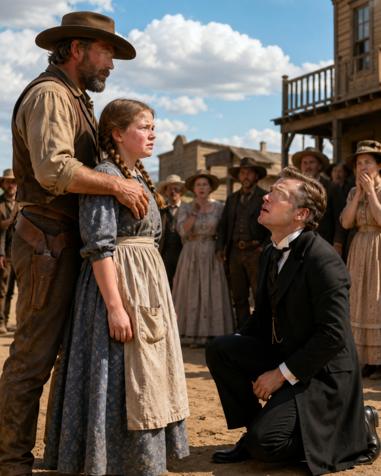 HE LOST THE AUCTION TO THE RICHEST MAN IN COLORADO — THEN THAT MAN CAME CRAWLING UP THE MOUNTAIN ON HIS KNEES WHEN HE LEARNED WHO THE LITTLE GIRL WAS