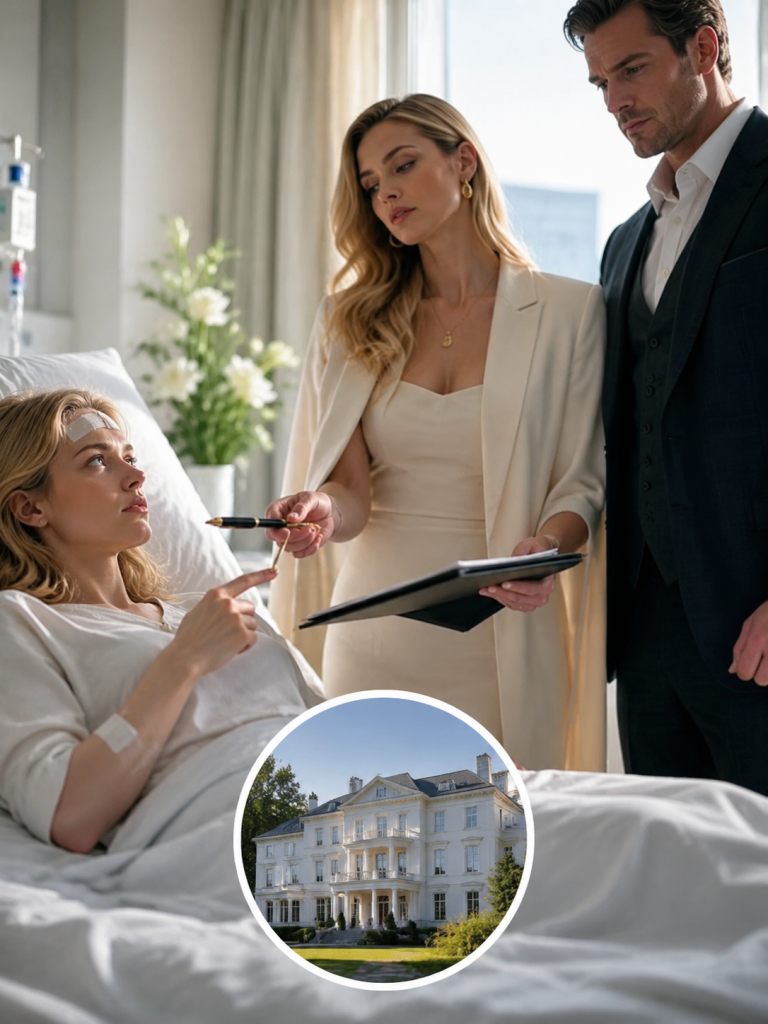 SHE SIGNED NOTHING FROM HER HOSPITAL BED — THEN HER HUSBAND DISCOVERED WHO REALLY OWNED HIS EMPIRE