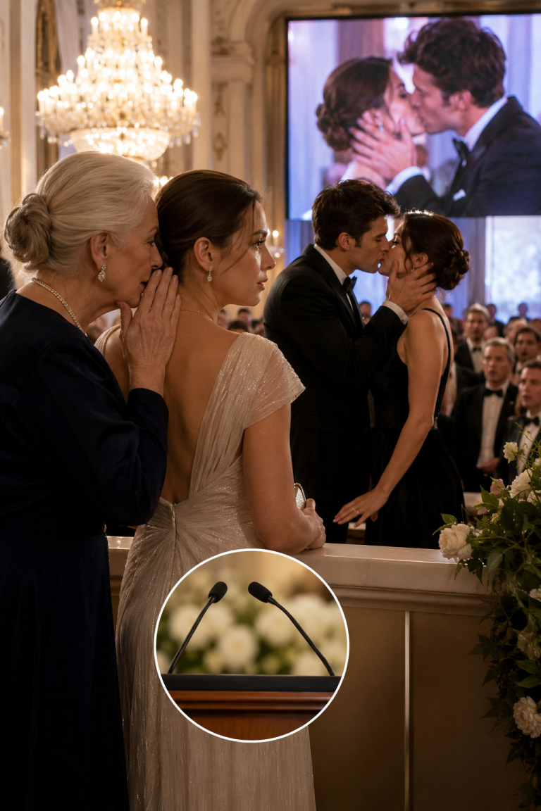 My husband kissed his mistress on a balcony during my parents’ memorial gala — and the camera crew never cut the feed