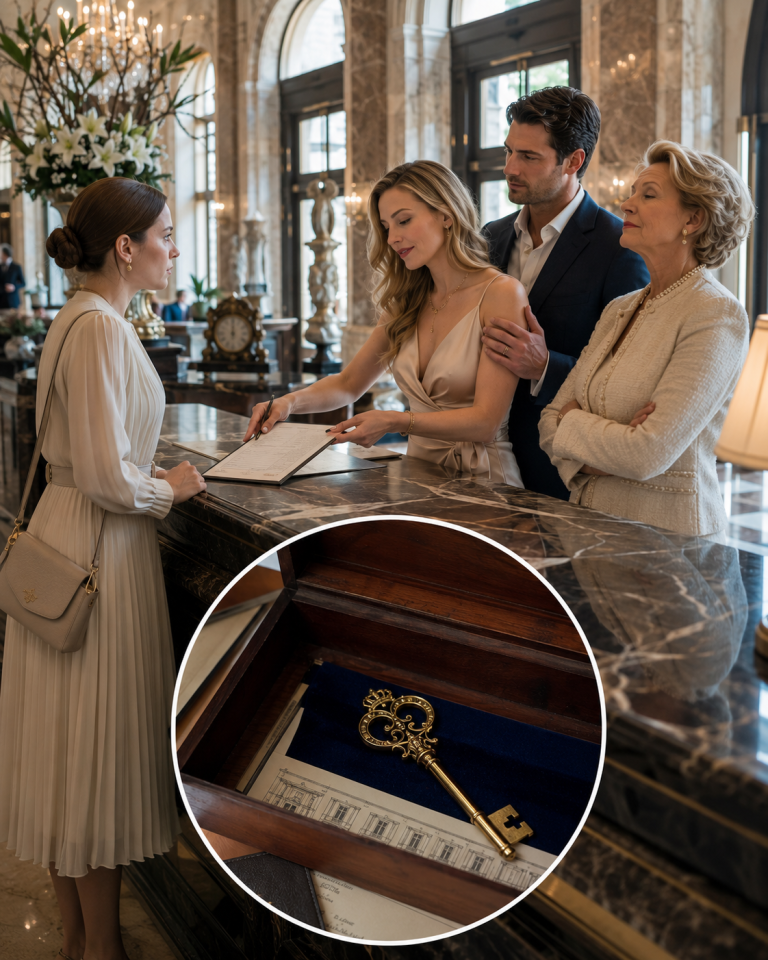 His mistress had my name removed from the guest list at the harbor hotel where my parents spent every anniversary — she had no idea the pen that founded it would be the thing that undid her.