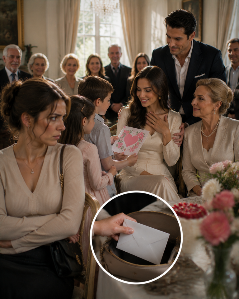 MY CHILDREN GAVE MY HUSBAND’S MISTRESS A MOTHER’S DAY CARD — BECAUSE HE TOLD THEM I HAD ABANDONED THE FAMILY. THEN MY DAUGHTER WHISPERED FOUR WORDS THAT TURNED THE ROOM COLD