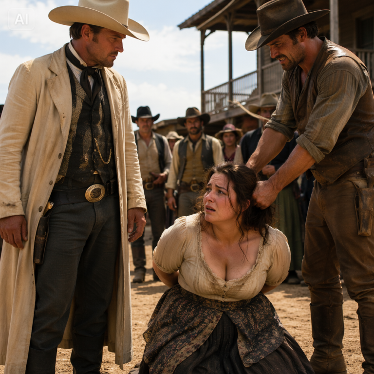 The Whole Town Called Her Cursed and Beat Her in the Street — Then the Most Feared Rancher in the Territory Made Her His Wife**