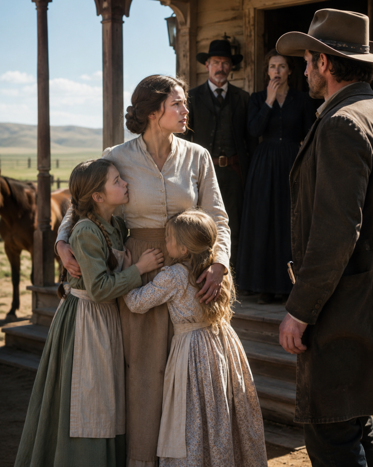He Married a Stranger Off the Stagecoach to Save Two Little Girls — Then Her Family Showed Up With a Judge