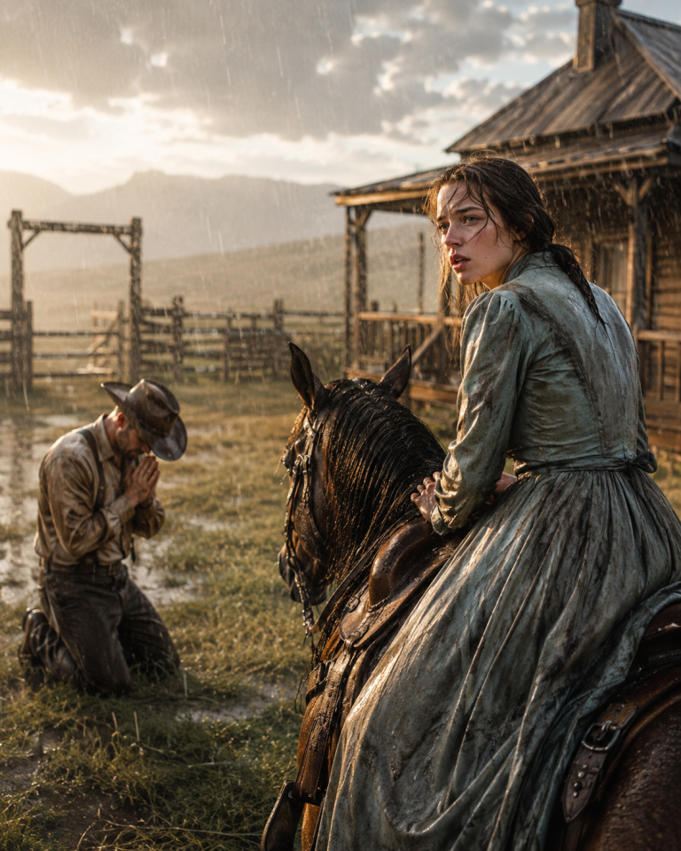 She signed her name to a stranger she’d never met — then the flood tried to kill her before she ever reached him. And the man who pulled her out of the water swore, with the current still roaring behind him, that he wasn’t the man she’d come to marry.